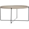 Safavieh Home Collection Auden Modern Light Grey Round Accent Table