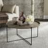 Safavieh Home Collection Auden Modern Light Grey Round Accent Table