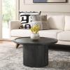 Safavieh Home Collection COF6600 Table, Black/White(Black W/ White Wash Distress /)