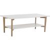 Safavieh Home Collection Caraway White and Natural Coffee Table