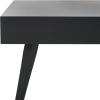 Safavieh Home Collection Cedric Light Grey and Black Rectangular Midcentury Modern Coffee Table(Black Stripe/Black)