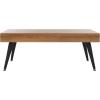 Safavieh Home Collection Cedric Light Grey and Black Rectangular Midcentury Modern Coffee Table(Brown/Black)