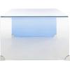 Safavieh Home Collection Crysta Clear and Blue Ombre Glass Coffee Table(Clear / Blue)