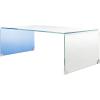 Safavieh Home Collection Crysta Clear and Blue Ombre Glass Coffee Table(Clear / Blue)