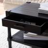 Safavieh Home Collection Filbert Brown 2-Drawer Bottom Shelf Coffee Table COF5703C(Black)