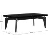Safavieh Home Collection Josef Retro Black Coffee Table(Black / Black)