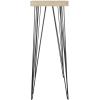 Safavieh Home Collection Lali Retro Mid-Century Light Oak and Black Wood Console
