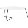 Safavieh Home Collection Mae Modern Light Brown Round Coffee Table(White)
