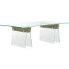 Safavieh Home Collection Modern Loft Glass Grey Coffee Table