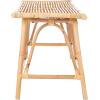 Safavieh Home Collection Montgomery Natural Rattan (15″ w. x 47″ d. x 18″ h.) Coffee Table(Natural)