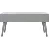 Safavieh Home Collection Mozart Mid-Century Distressed Grey 2-Drawer Rectangle Coffee Table(Distressed Grey)