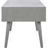 Safavieh Home Collection Mozart Mid-Century Distressed Grey 2-Drawer Rectangle Coffee Table(Distressed Grey)