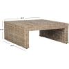 Safavieh Home Collection Persis Natural Wicker Coffee Table