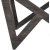 Safavieh Home Collection Radley Dark Grey Geometric Glass Top Square Coffee Table