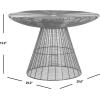Safavieh Home Collection Reginald Grey Wire Coffee Table(Grey)