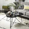 Safavieh Home Collection Roe White and Black Retro Mid Century Wood Coffee Table