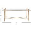Safavieh Home Collection Tait Gold Coffee Table