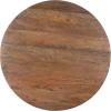 Safavieh Home Collection Whent Coastal Grey White Wash and Black Round Coffee Table(Honey Brown Wash / Black)