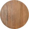 Safavieh Home Collection Whent Coastal Grey White Wash and Black Round Coffee Table(Natural / Black)