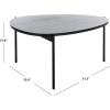 Safavieh Home Sven Modern Dark Grey Oak and Black Coffee Table