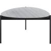 Safavieh Home Sven Modern Dark Grey Oak and Black Coffee Table