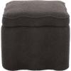 SAFAVIEH Furniture – Emmie Square Storage Ottoman – Brown Upholstered with Hidden Storage – Modern Accent Footrest for Living Room, Bedroom & Entryway, 20.2″ W x 20.2″ D x 18.3″ H (OTT3405A)(Brown)