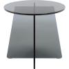 SAFAVIEH Furniture – Latika Tinted Accent Table – Grey Tinted Glass – Fully Assembled – Ideal for Living Room, Bedroom, 19.7″ W x 19.7″ D x 17.7″ H (ACC7301A)(Grey/Tint)