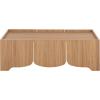 SAFAVIEH Furniture – Takami Rectangular Coffee Table – Oak – Storage Cabinet Doors and Shelf, Modern Living Room Table, 47.24″ W x 23.6″ D x 15.75″ H (COF3602A)(Oak)