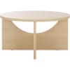 SAFAVIEH Home Collection – Elgin Sand Coffee Table, Modern Round Accent Table, Sculptural Base Design (COF9307A)(Sand)