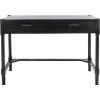 SAFAVIEH Home Collection – Filbert Desert Brown Writing Desk, 2-Drawer Traditional Desk, Classic Home Office Design (DSK5701G)(Black)