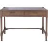 SAFAVIEH Home Collection – Filbert Desert Brown Writing Desk, 2-Drawer Traditional Desk, Classic Home Office Design (DSK5701G)(Brown)