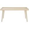 SAFAVIEH Home Collection – Nonie Rectangular Coffee Table, Sand Tray Top Design for Living Room (COF5700E)(Sand)