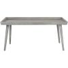 SAFAVIEH Home Collection – Nonie Rectangular Coffee Table, Sand Tray Top Design for Living Room (COF5700E)(Slate / Grey)