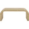 SAFAVIEH Home Collection – Pipat Navy Curved Pandan Coffee Table, Fully Assembled Modern Organic Accent (COF6611C)(Natural)