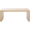SAFAVIEH Home Collection – Woodrow Faux Travertine Coffee Table, Modern Minimalist Rectangular Design (COF7013B)(Faux Travertine)