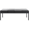 SAFAVIEH Home Collection Alexander Natural Brown/Black Rectangle Coffee Table(Black Stripe/Black)