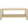 SAFAVIEH Home Collection Apis Natural Raffia 2-Tier Coffee Table(Natural)