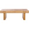 SAFAVIEH Home Collection Habana Walnut Brown Wood Coffee Table(Natural)