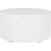 SAFAVIEH Home Collection Rafaela White Round Tray Top Storage Coffee Table (Fully Assembled)