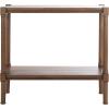 SAFAVIEH Home Collection Rafiki Brown Lower Shelf Console Table CNS5714C(Brown)