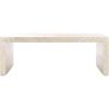 SAFAVIEH Home Collection Scarlett Natural Capiz Shell Rectangle Coffee Table (Fully Assembled)(Natural)