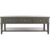 Safavieh American Homes Collection Manelin Sepia Coffee Table(Ash Grey)