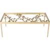 Safavieh FOX2589A Home Collection Rosalia Butterfly Coffee Table, Antique Gold