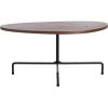 Safavieh Home Berlin Walnut and Black Tripod Coffee Table(Walnut / Black)