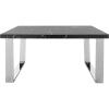 Safavieh Home Carmen Glam Black Faux Marble and Chrome Coffee Table(Black / Chrome)