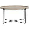 Safavieh Home Collection Auden Modern Light Grey Round Accent Table
