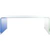 Safavieh Home Collection Crysta Clear and Blue Ombre Glass Coffee Table(Clear / Blue)