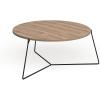 Safavieh Home Collection Mae Modern Light Brown Round Coffee Table(Light Brown)