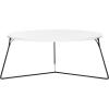 Safavieh Home Collection Mae Modern Light Brown Round Coffee Table(White)