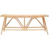 Safavieh Home Collection Montgomery Natural Rattan (15″ w. x 47″ d. x 18″ h.) Coffee Table(Natural)